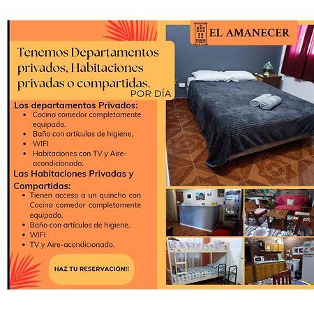 Hostel El Amanecer Puerto Iguazú Esterno foto